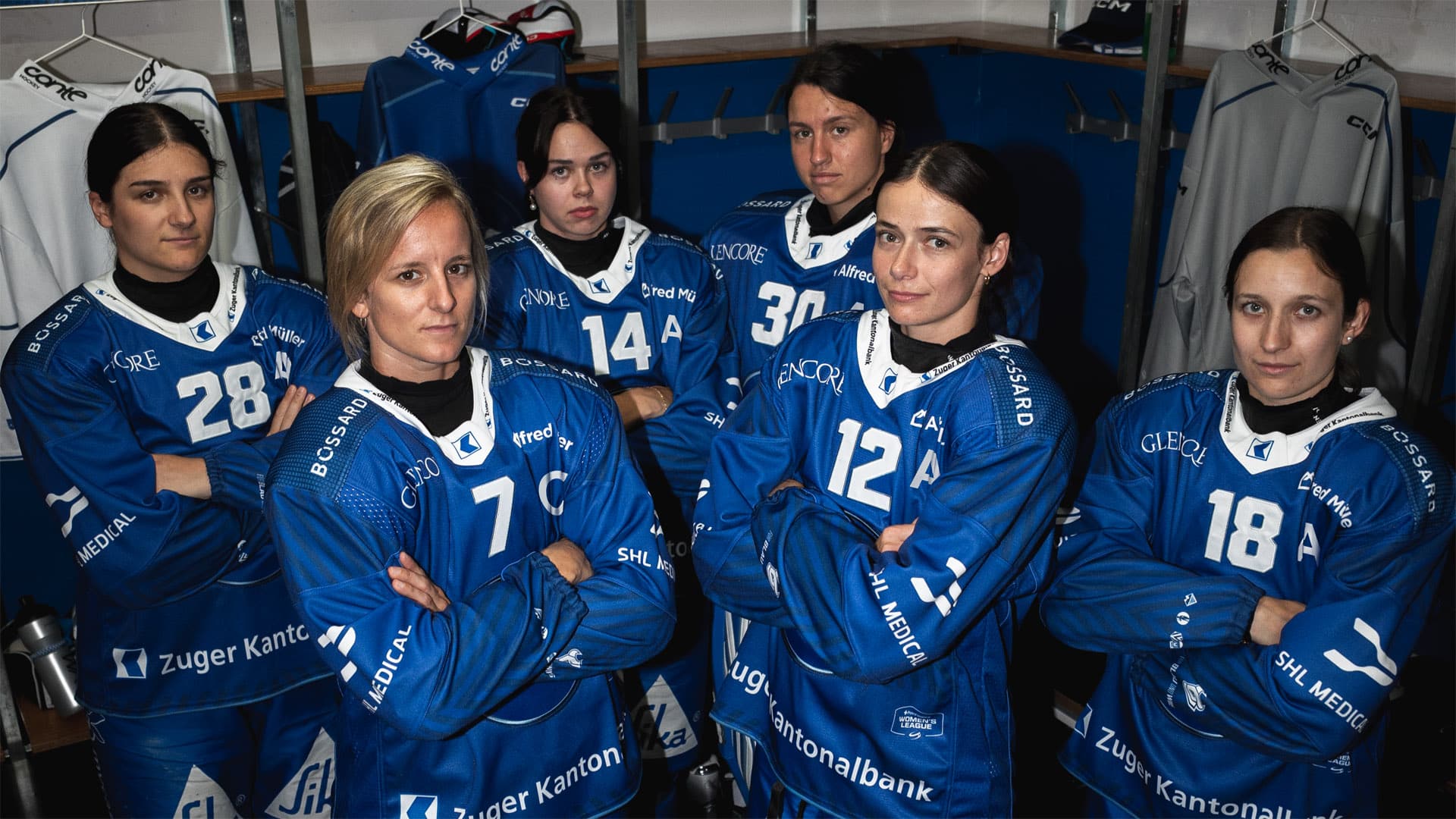 Fraueneichockey EV Zug Captains Team 2026-27 (c) Gioia Christen EVZ_20260828