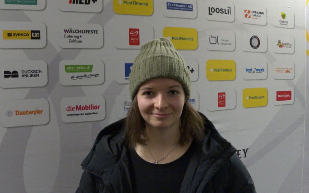 Anja Luternauer (SC Langenthal Damen) nach der Overtime-Niederlage gegen Davos, 24.01.2026