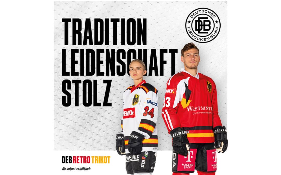 Sondertrikots für Deutschland Cup 2025: Kult und Tradition zurück auf dem Eis