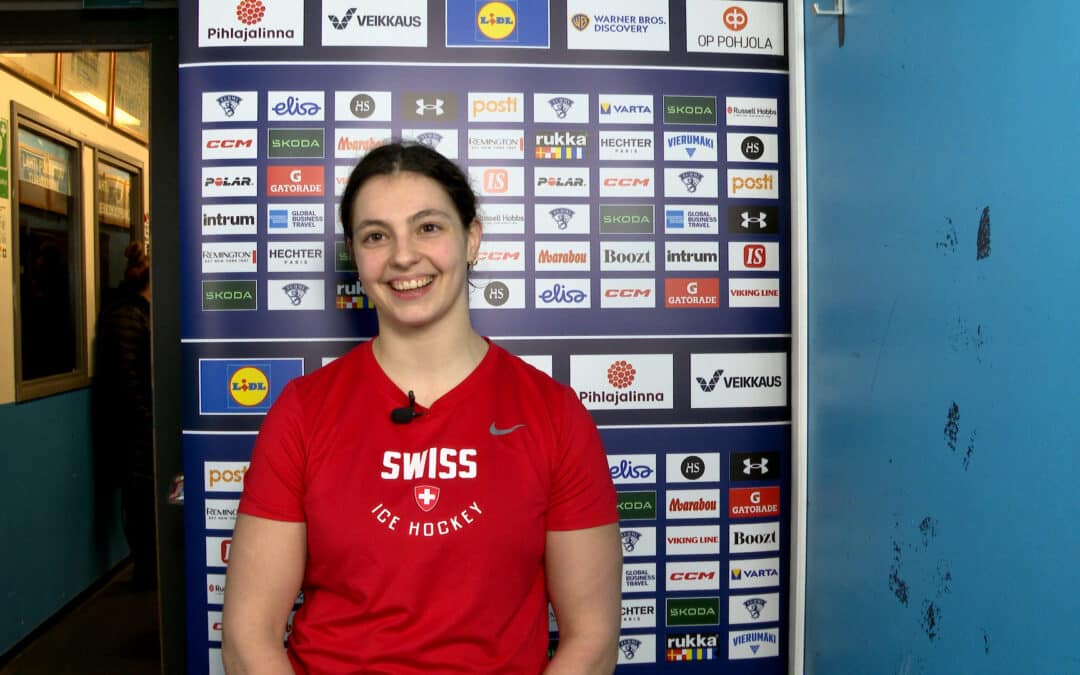 Nicole Vallario (New York Sirens) nach dem WEHT-Spiel Schweiz-Tschechien in Lahti, 10.12.2025