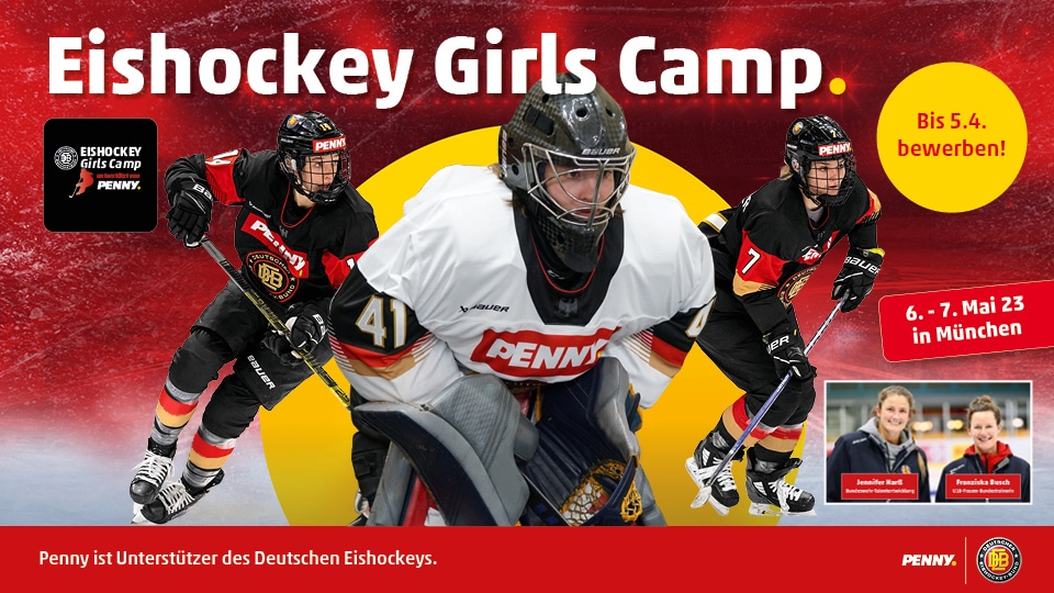 Eishockey-Girls Camp unterstützt von PENNY