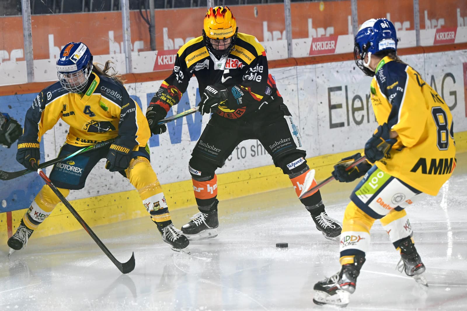 EISHOCKEY, MEISTERSCHAFT, POSTFINANCE WOMENS LEAGUE, PFWL, QUALIFIKATION, SAISON 2025/26, SC BERN FRAUEN, SCB, SC LANGENTHAL DAMEN,