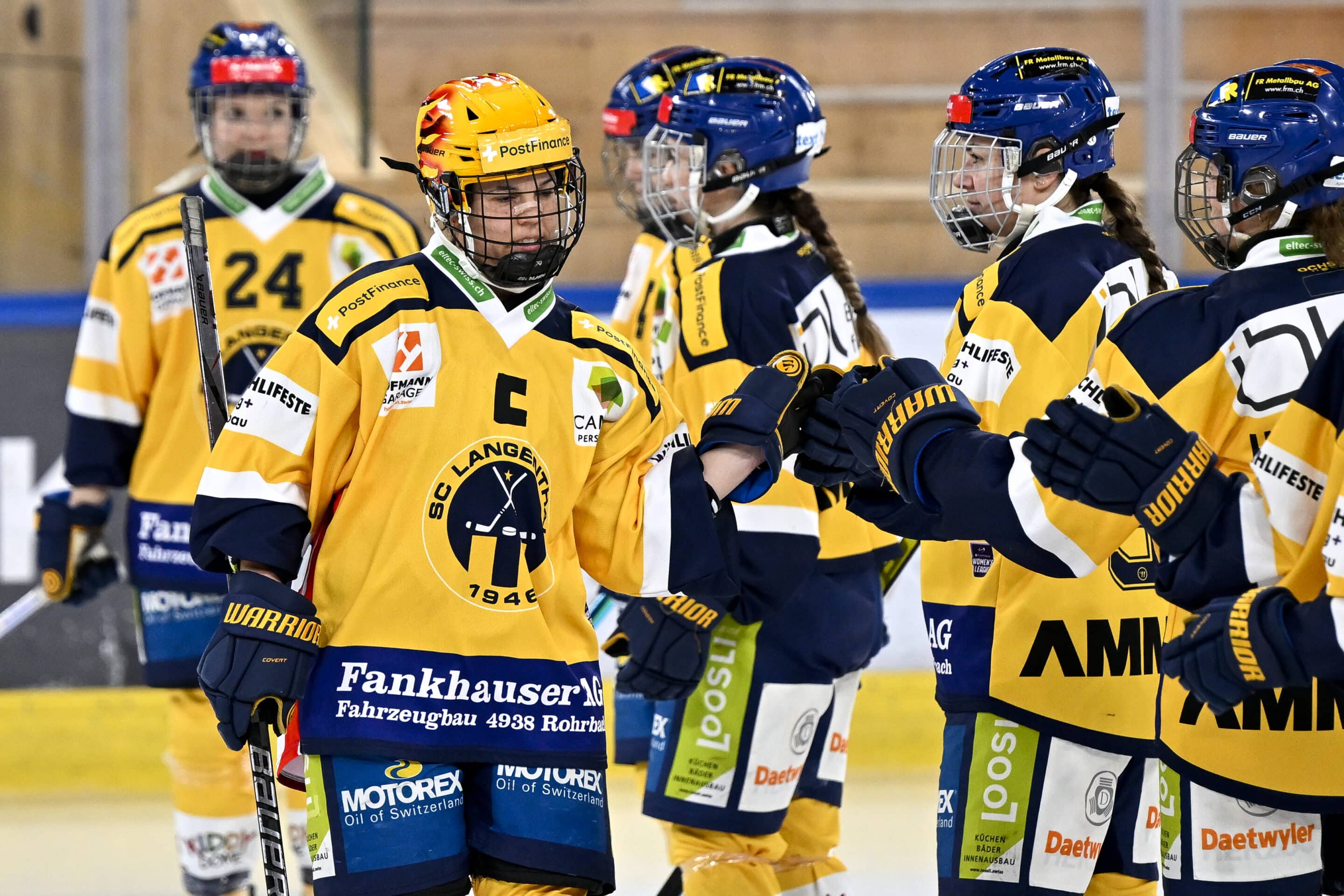 EISHOCKEY, POSTFINANCE WOMEN’S LEAGUE, MEISTERSCHAFT, QUALIFIKATION, SAISON 2024/25, HC DAVOS LADIES, DAVOS, HCDL, SC LANGENTHAL DAMEN, LANGENTHAL, SCL, SCL DAMEN,