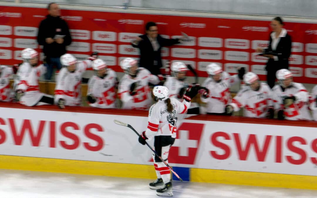 Das Tor von Leoni Balzer für die Schweiz gegen Tschechien, Women’s Euro Hockey Tour, 22.08.2026