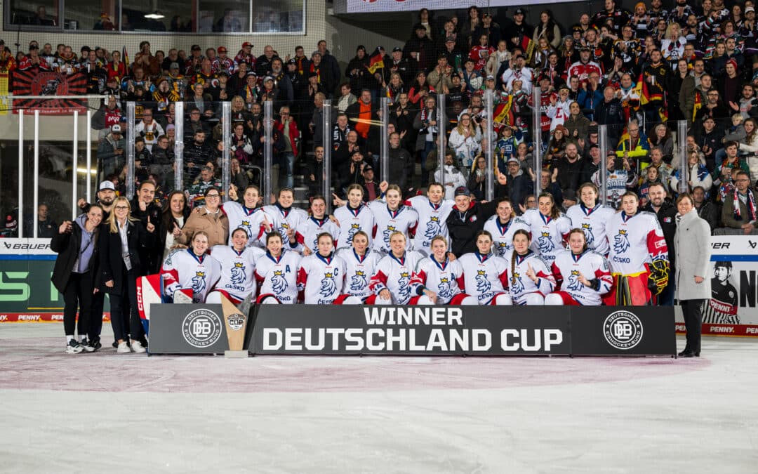Frauenteam Tschechien gewinnen Deutschland Cup 2023 in Landshut